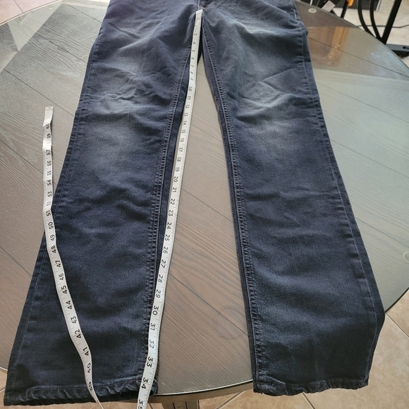 Nudie Jeans Dark Wash Organic Cotton Mens Slim Thin Finn Denim Jeans - Picture 14 of 16